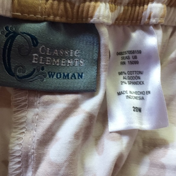 NWT Classic Elements Woman Crop/Capris 20W - Picture 7 of 7